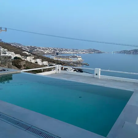 Villa Mykonian Luxury Azure W Sea View And Pool